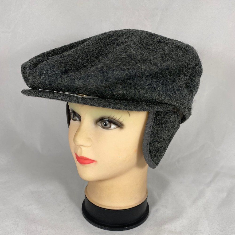 Scala Flat Cap With Fold-in, Fold-out Earflaps NWT